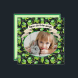 Tarjeta Festiva Boo Octopus Green Cute Kids Invito Fiesta de cumpl<br><div class="desc">Adorable diseño de pulpo para la ducha de bebé o la fiesta de cumpleaños del niño. Bañada de octopi y diversión.</div>