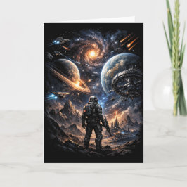 Tarjeta Festiva Borde de la Galaxia