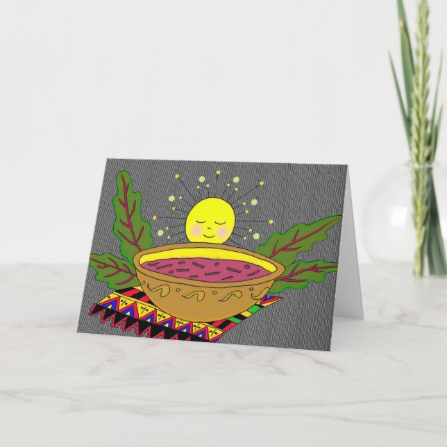 Tarjeta Festiva Borshch Power (Anverso)