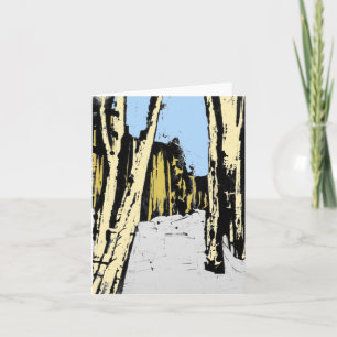 Tarjeta Festiva Bosque de Invierno