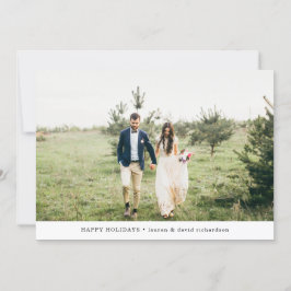 Tarjeta Festiva Bosque Invernal | Felices Fiestas Foto