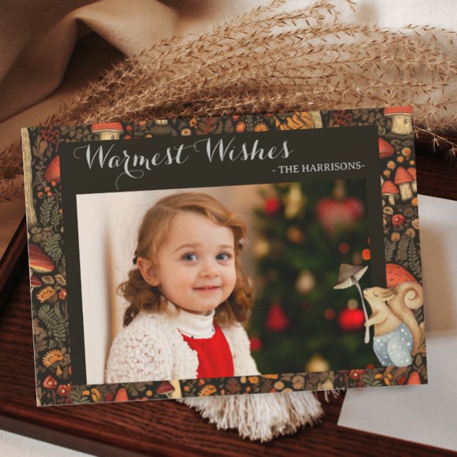 Tarjeta Festiva Bosques de bosques de champiñón (Subido por el creador)