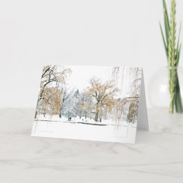 Tarjeta Festiva Boston Public Garden