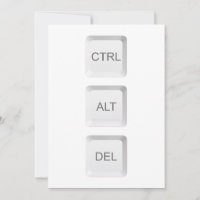Botón del teclado de computadora CTRL ALT DEL de S