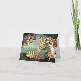 TARJETA FESTIVA BOTTICELLI