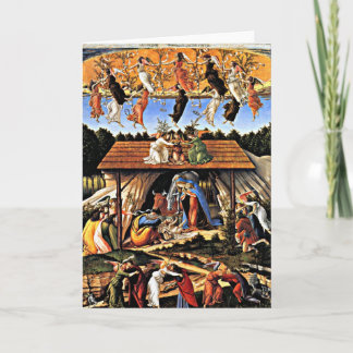 Tarjeta Festiva Botticelli - La Natividad Mística 
