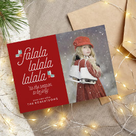 Tarjeta Festiva Boughes de Navidades festivos holly