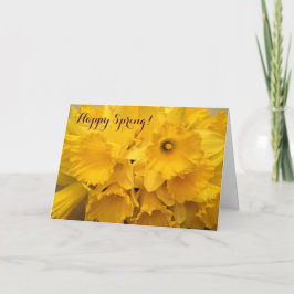 Tarjeta Festiva Bouquet de Daffodils Pascua