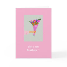 BOUQUET - FRIENDSHIP CARD