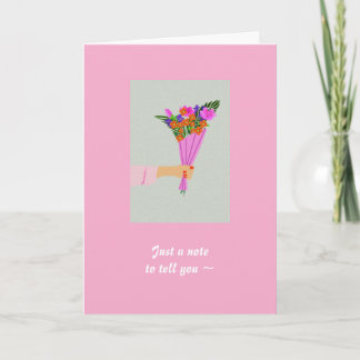 TARJETA FESTIVA BOUQUET - FRIENDSHIP CARD