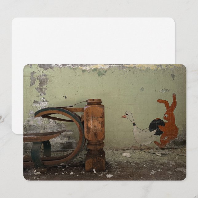 Tarjeta Festiva Bowling Flat Holiday Card (Anverso / Reverso)