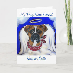 Tarjeta Festiva Boxer Dog