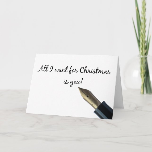 Tarjeta Festiva Boyfriend Merry Christmas card (Anverso)