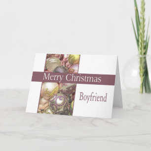 Tarjeta Festiva Boyfriend Merry Christmas card