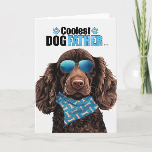 Tarjeta Festiva Boykin Spaniel Perro Coolest Dad