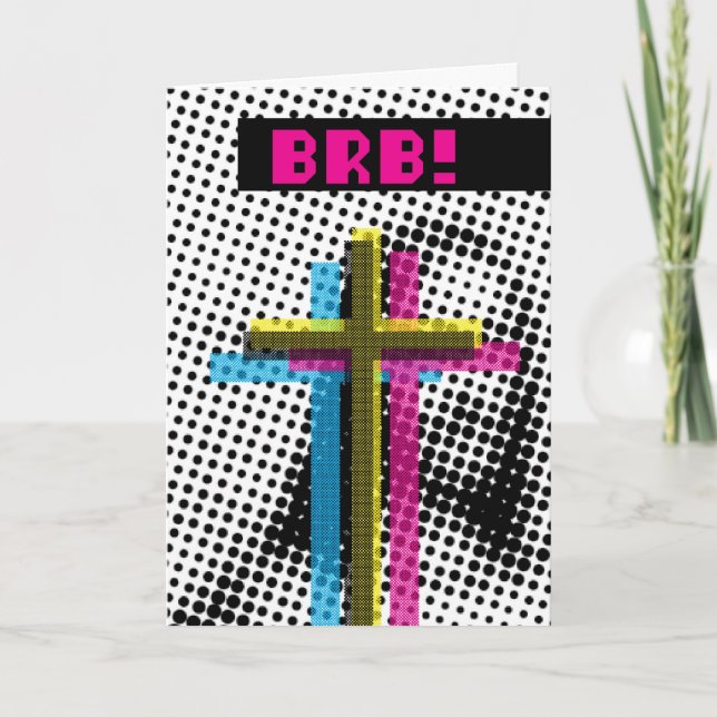 TARJETA FESTIVA ¡BRB! (Anverso)