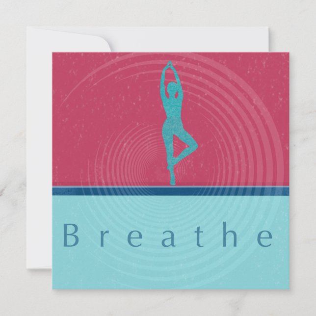 Tarjeta Festiva Breathe Art Card (Anverso)