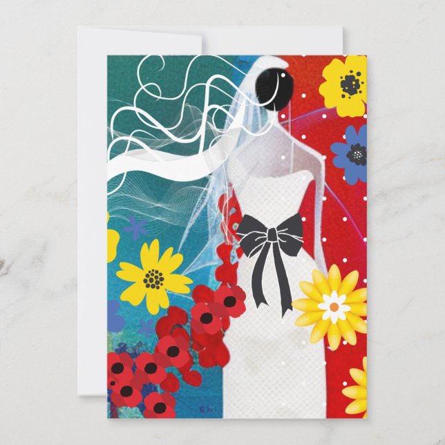 Tarjeta Festiva Bridal Bliss (Anverso)