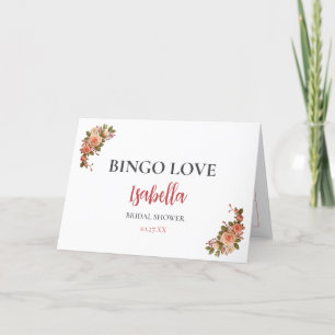 Tarjeta Festiva Bridal Shower Bingo Game Board20. Fun Party