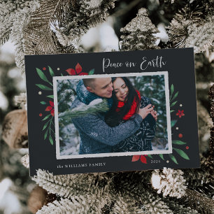 Tarjeta Festiva Bright Boughs Foto de Peace On Earth