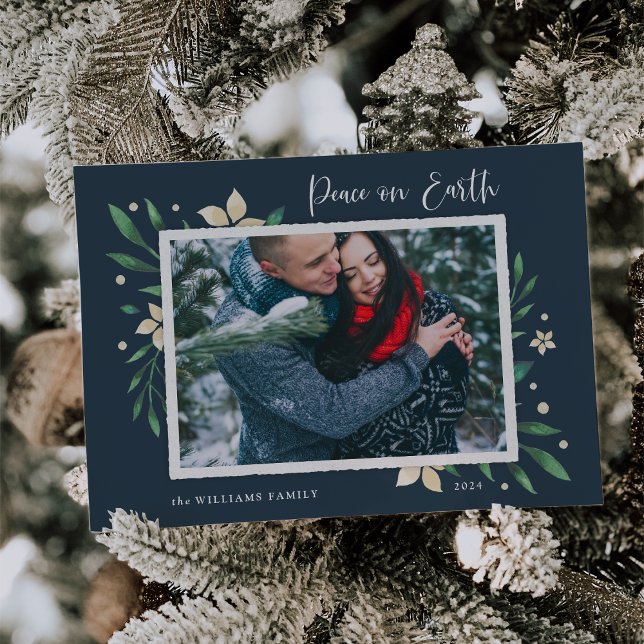 Tarjeta Festiva Bright Boughs | Foto de Peace On Earth (Subido por el creador)