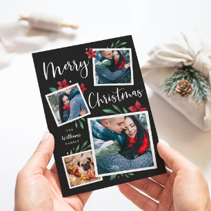 Tarjeta Festiva Bright Boughs   Navidades de varios Collages de fo