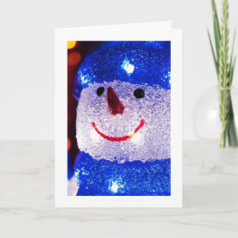 Tarjeta Festiva Bright Snowman