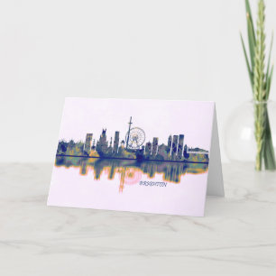 Tarjeta Festiva Brighton Skyline