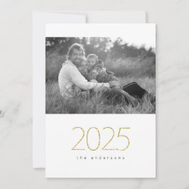 Tarjeta Festiva Brillante 2025