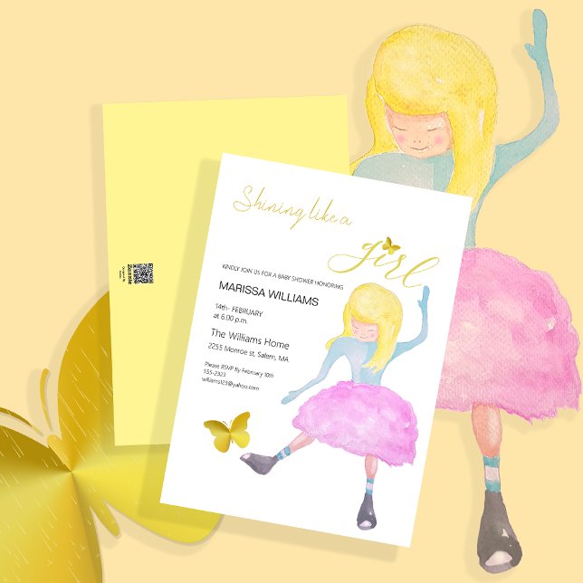 Tarjeta Festiva Brillante como un Ilustracion acuático Chica (Subido por el creador)