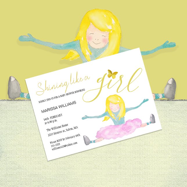 Tarjeta Festiva Brillante como un Ilustracion acuático Chica (Subido por el creador)