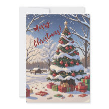 Brillo de árbol y regalos