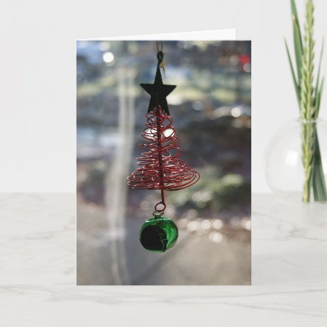 Tarjeta Festiva Brillo de vacaciones (Anverso)