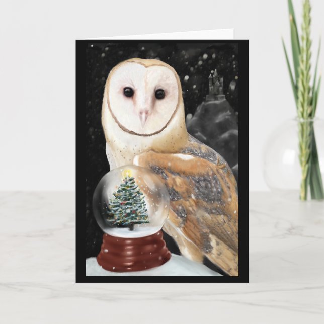 Tarjeta Festiva Bringer de Yule (Anverso)