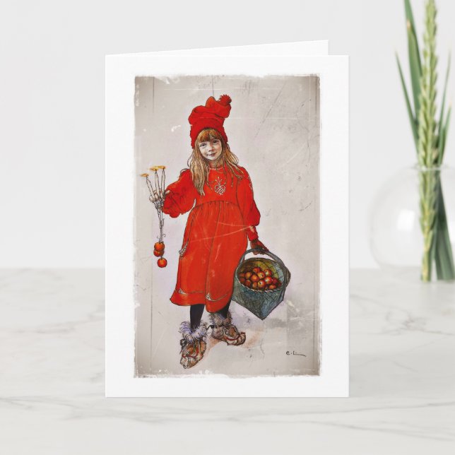 Tarjeta Festiva Brita como Iduna (Anverso)