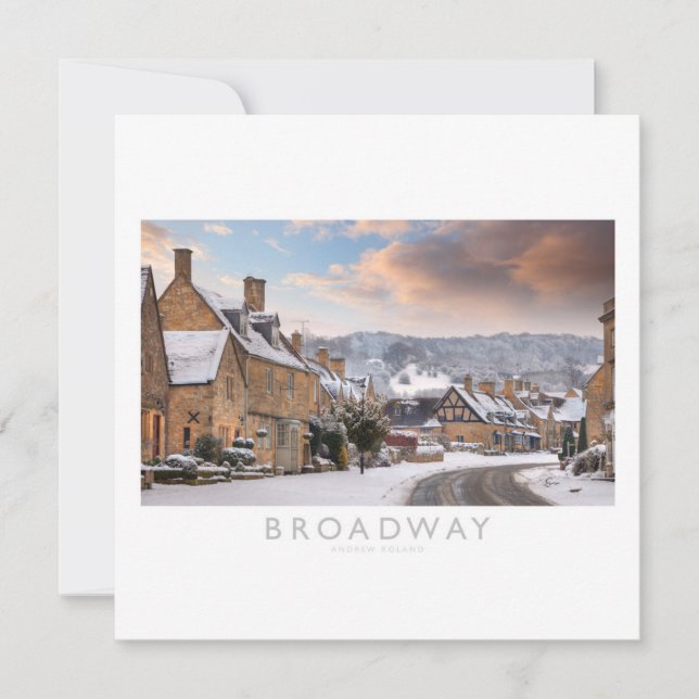 Tarjeta Festiva Broadway (Anverso)