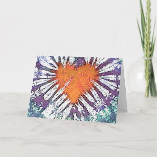 Tarjeta Festiva Brote de corazón