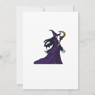 Tarjeta Festiva Bruja Luna Caprichogótica