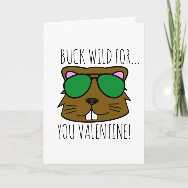 Tarjeta Festiva Buck WIld (Anverso)