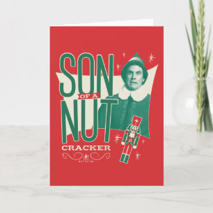 Tarjeta Festiva Buddy el hijo mayor de un nutcracker