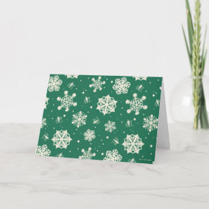 Tarjeta Festiva Buddy the Elf Snowflake Pattern