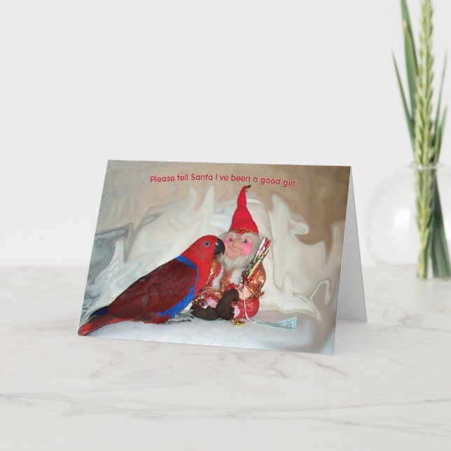 Tarjeta Festiva Buen Chica (Anverso)