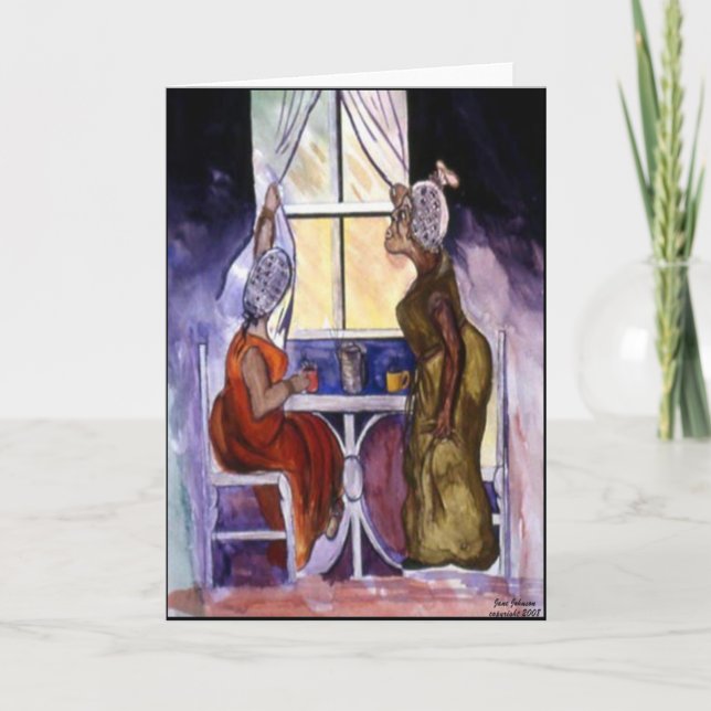 Tarjeta Festiva buen sistah del mornin (Anverso)