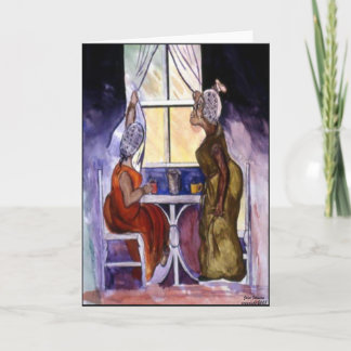 Tarjeta Festiva buen sistah del mornin