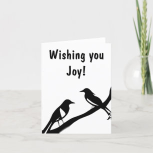 Tarjeta Festiva Buena suerte y alegría