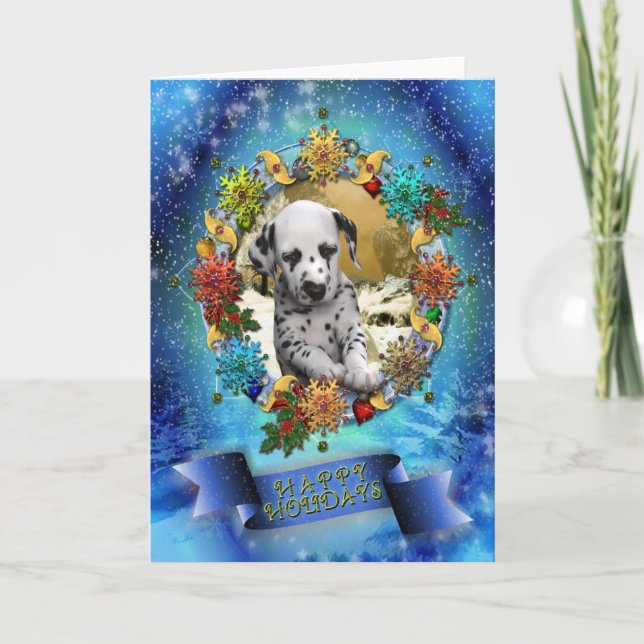 Tarjeta Festiva Buenas fiestas (Anverso)