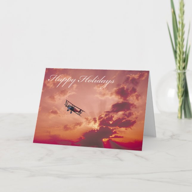 Tarjeta Festiva Buenas fiestas (Anverso)