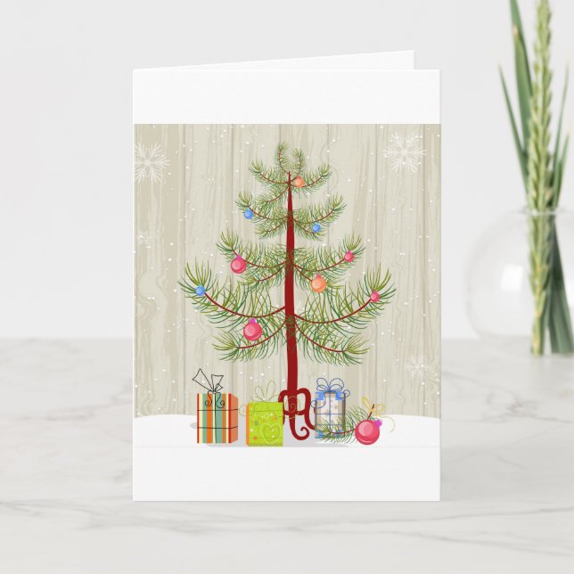 Tarjeta Festiva Buenas fiestas (Anverso)