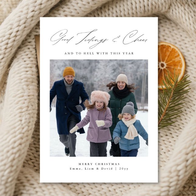 Tarjeta Festiva Buenos consejos y Navidades divertidos (Subido por el creador)