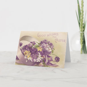 Tarjeta Festiva Buenos deseos para Pascua